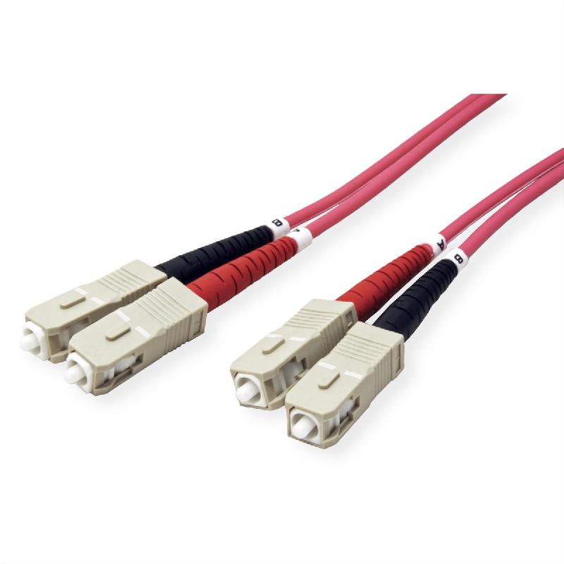 Câble FO duplex 50/125µm OM4 SC/SC, 10 m_0