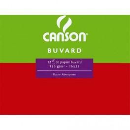 CANSON FEUILLE DE PAPIER BUVARD 250G 50X65CM VERT REF-91126