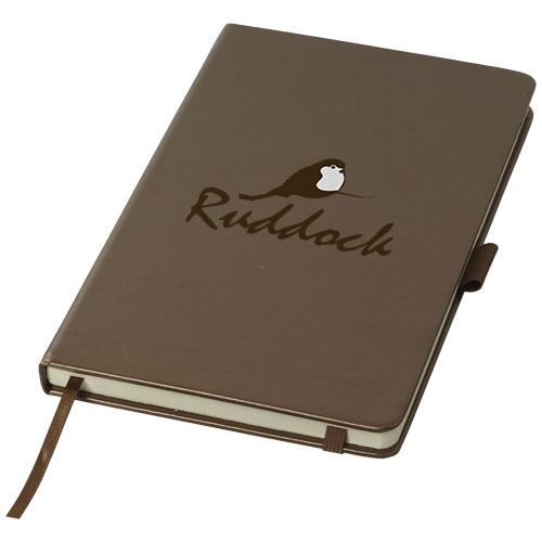 Carnet A5 Vignette à couverture rigide - Fermeture élastique, 96 feuilles lignée, avec poche extensible_0