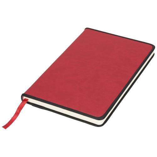 Carnet de notes en PU Lincoln - 96 feuilles lignées crème - couverture rigide douce au toucher_0