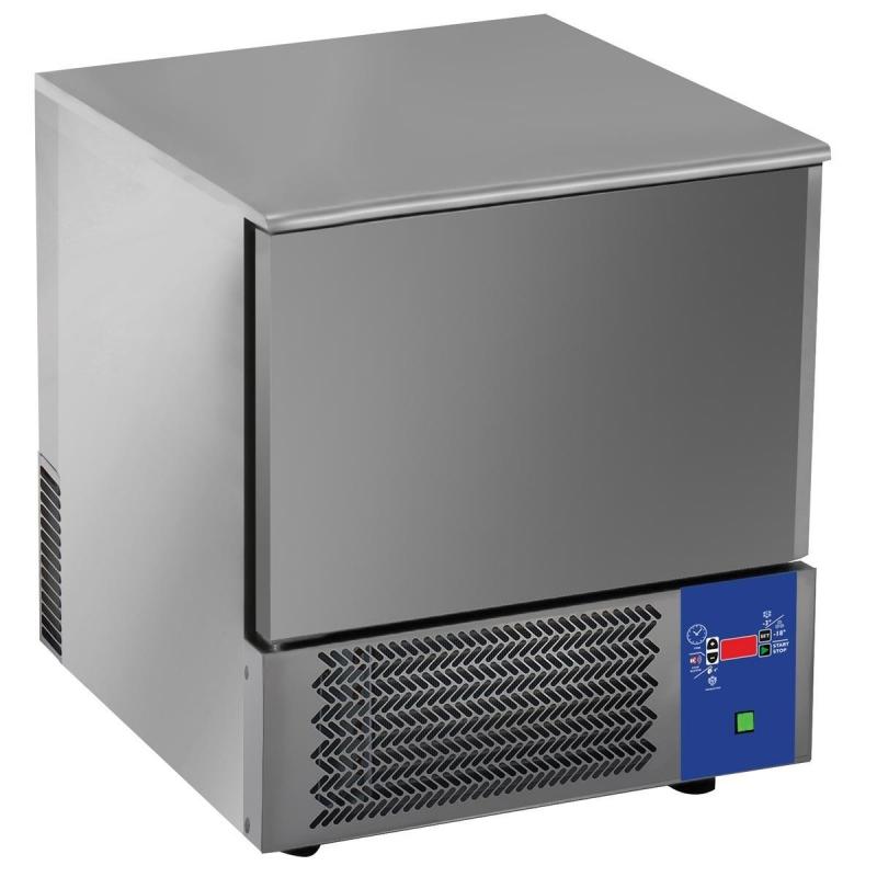 Cellule de refroidissement mixte 5 niveaux GN 1/1 - 750x750x890 mm - BFC5 - Gaz R455a - Températures de -18°C à +65°C_0