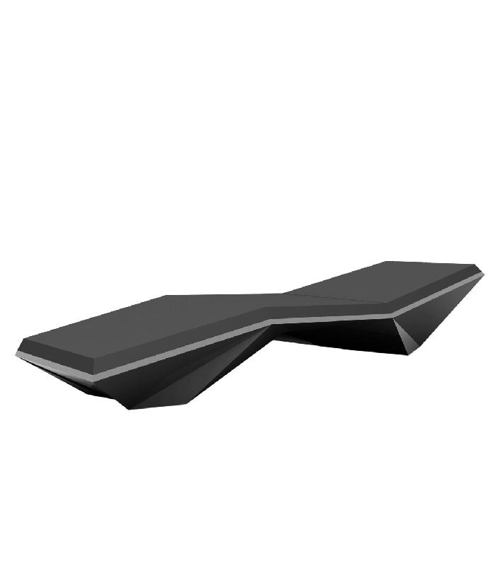 Chaise longue transat design FAZ - noir_0