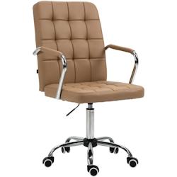 CLP Fauteuil de bureau Terni Marron clair/Similicuir - marron polyester 316941_0