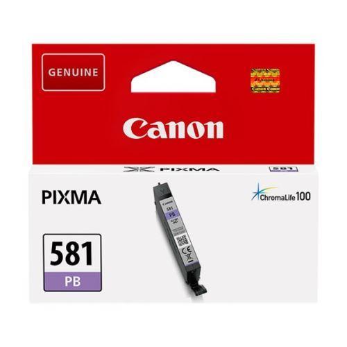 Cartouche jet d'encre photo cyan Canon CLI-581 2107C001 - Compatible PIXMA TR7550, TS6350, TS8352 et autres modèles_0