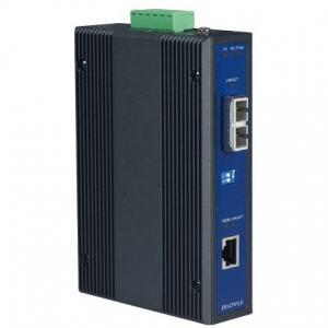 Convertisseur de média fibre optique RJ45 Multi-Mode SX - Référence: EKI-2741SX-BE - Advantech_0