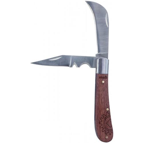 COUTEAU D'ÉLECTRICIEN 2 LAMES 67 MM - LONGUEUR 177 MM MOB