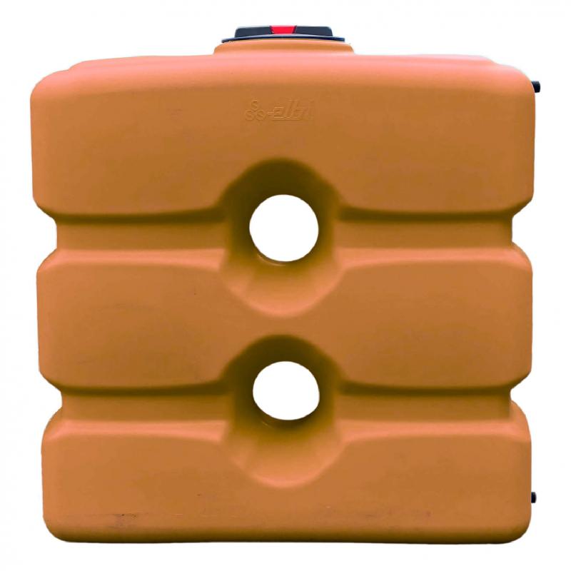 Cuve 1000l Aérienne De Récupération D'eau - Réservoir Compact Terracotta - Elbi Cpn1000_0