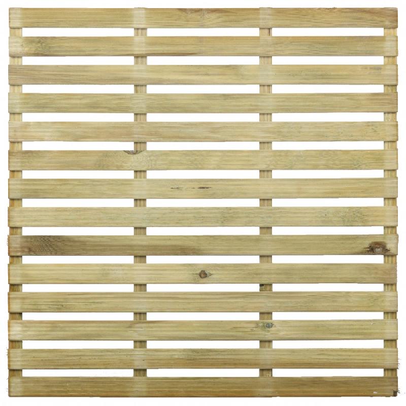 Dalle bois Pila, L.100 x l.100 cm x Ep.30 mm - Bois naturel traité autoclave - Certification FSC_0
