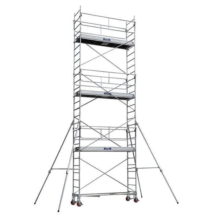 Échafaudage roulant acier Rollstar 254 - Hauteur de travail 9,10 m - Référence 11577918_0
