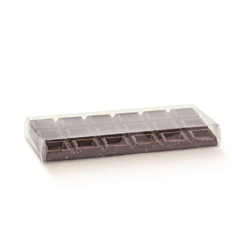 Etui pour tablette de chocolat PVC 16 x7,5 x 2 cm transparente - par 10_0