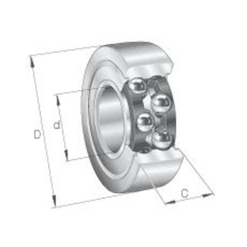 GALET DE CAME LR 5206-2RS INA