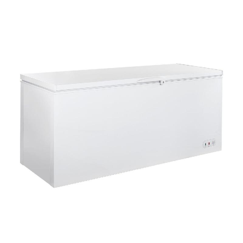 GastroHero Congélateur coffre ECO 650 avec couvercle battant - blanc acier TKTR-ECO650N_0