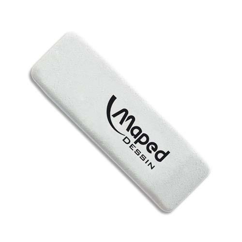 GOMME BLANCHE CAOUTCHOUC DESSIN PETIT MODÈLE - LOT DE 50