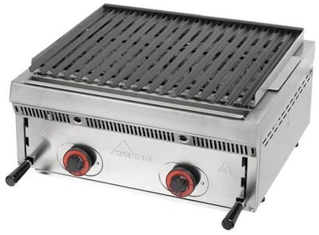 GRILL À PIERRE DE LAVE PARRILLAS ACIER 60