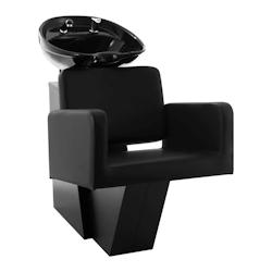Helloshop26 - Bac à shampoing avec inclinaison professionnel noir 14_0007838 - noir 3001340899788_0
