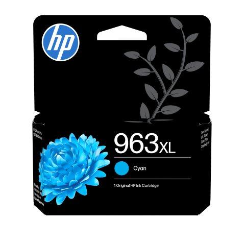 HP 963XL CARTOUCHE D'ENCRE CYAN AUTHENTIQUE, GRANDE CAPACITÉ - CARTOUCHE AUTHENTIQUE