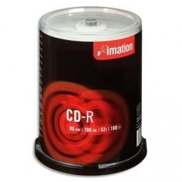 IMATION PACK DE 10 CD-R 80MN + REDEVANCE