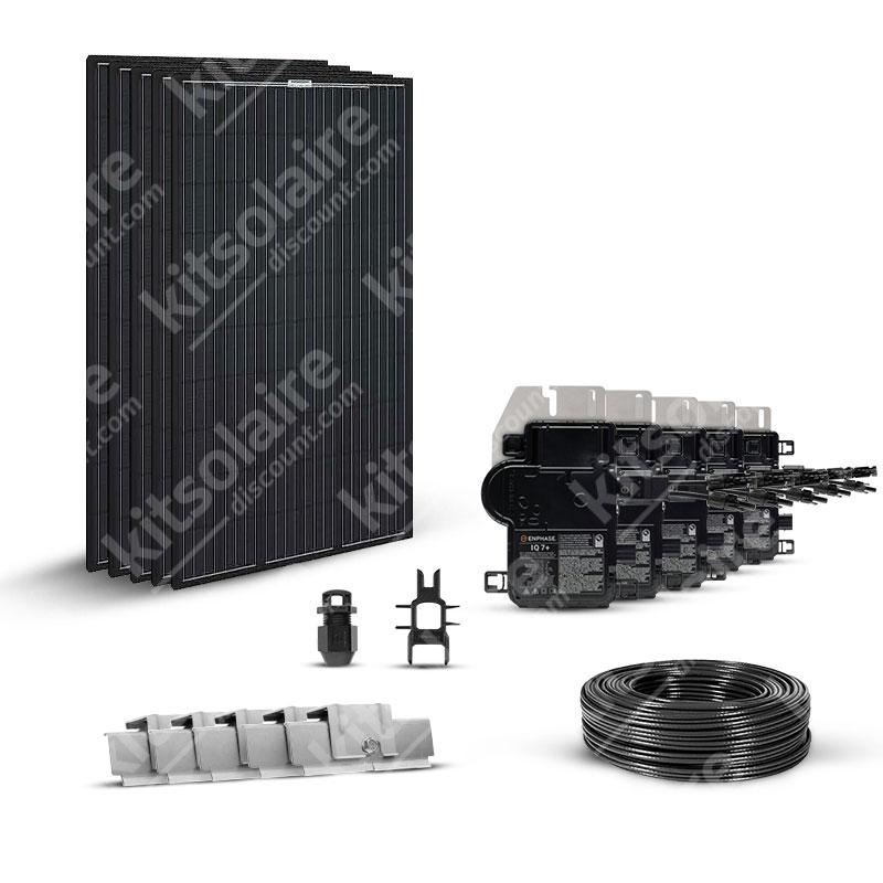Kit solaire 1650W 230V autoconsommation - Enphase Energy IQ7 - précâblé et plug-and-play_0
