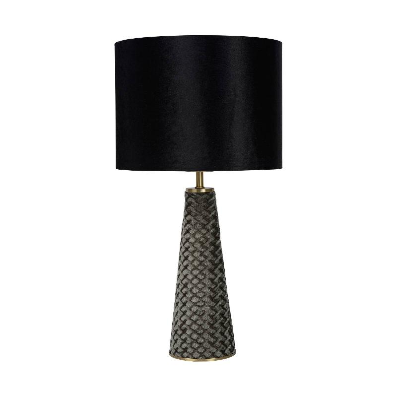 LUCIDE LAMPE À POSER EXTRAVAGANZA VELVET, NOIRE