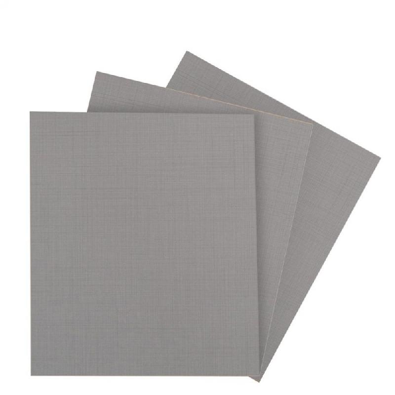 Lot de 3 tablettes Balios - L48 x P50 cm - Coloris gris - Structure en panneaux agglomérés_0