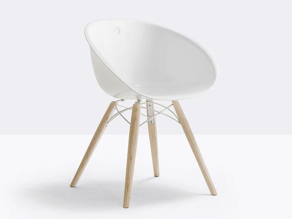 Lot de 6 chaises d'accueil Gliss 904 Pedrali_0