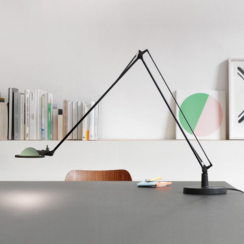 LUCEPLAN BERENICE LAMPE À POSER 15 CM, NOIRE-VERTE
