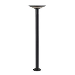 Lumisky Borne solaire LED blanc chaud collection KEOPE GROUND H80cm aluminium éclairage puissant autonomie 24 H - noir 3666162009915_0