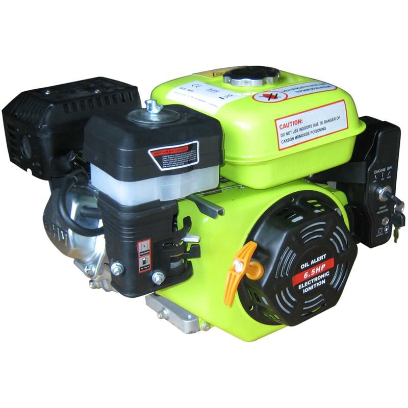 MOTEUR 6.5HP, 4.8KW AVEC EMBRAYAGE À BAIN D'HUILE 1/2 ET DÉMARREUR ÉLECTRIQUE , ARBRE À CLAVETTE DE 19.96MM . - VARAN MOTORS