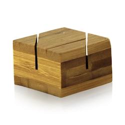 Packnwood FHC - 100Pcs - Porte menu en bambou - 40x40x25mm - marron 210BSIGN11_0