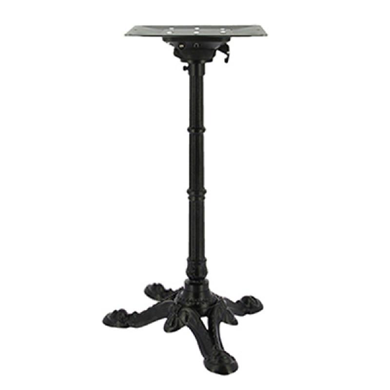 Pied bistrot rabattable table extérieure fonte 4 branches H72 cm_0