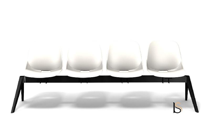 Poutre d'accueil BAKEA - Sokoa - Blanc, 4 places_0