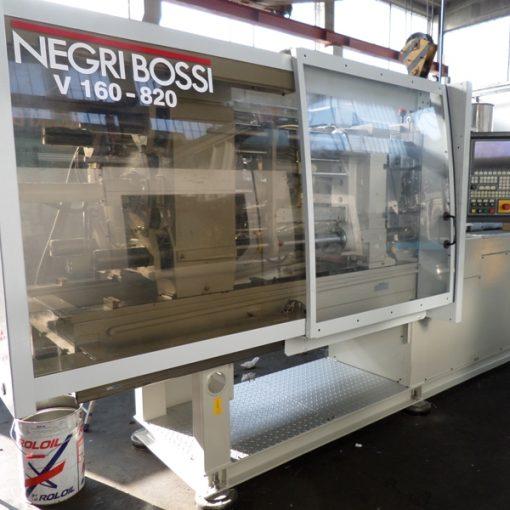 Presse à injecter 160T Negri Bossi - Type V 160/820 avec vis de 60 mm et commande VIDEO DIMI EL 2000_0