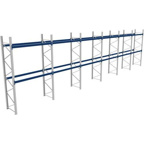 RACK 1 DÉPART + 5 SUIVANTS LXLXH 2700X17100X4500 1000KG 2 NIV - BITO