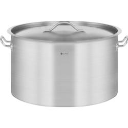 Royal Catering - Royal Catering Casserole Induction Fond Rapporté Sandwich Triple (44 L, Ø 45 cm, Avec Couvercle, Inox Aluminium, Poignées Cool - 4_0