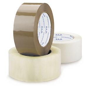 RUBAN ADHÉSIF POLYPROPYLÈNE TRANSPARENT RAJA STANDARD, 28 MICRONS 25 MM X 66 M