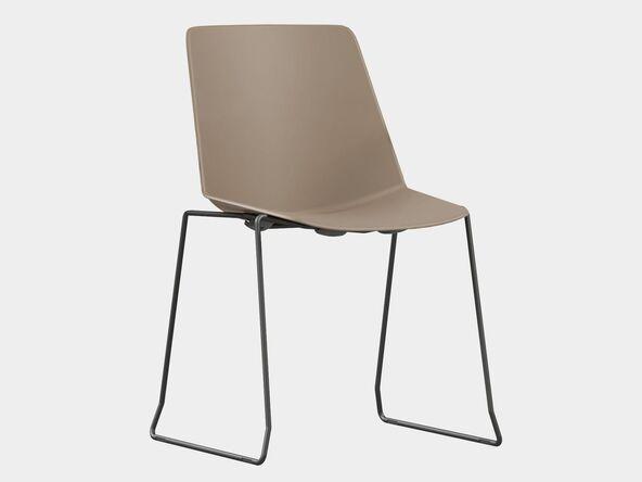 Lot de 2 chaises de réunion Rock piètement luge_0