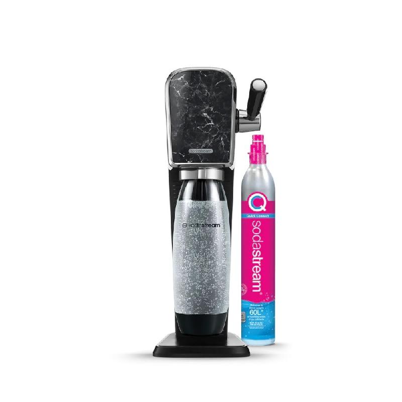 SODASTREAM Machine à Gazéifier L'eau 1 Cylindre + 1 Bouteille ARTMARBRE - noir 7290116743141_0