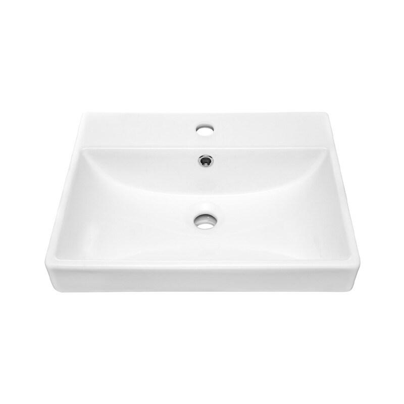 STELLAMEUBLES Vasque 60cm RITA salle de bain céramique blanc brillant - 3667335112319_0