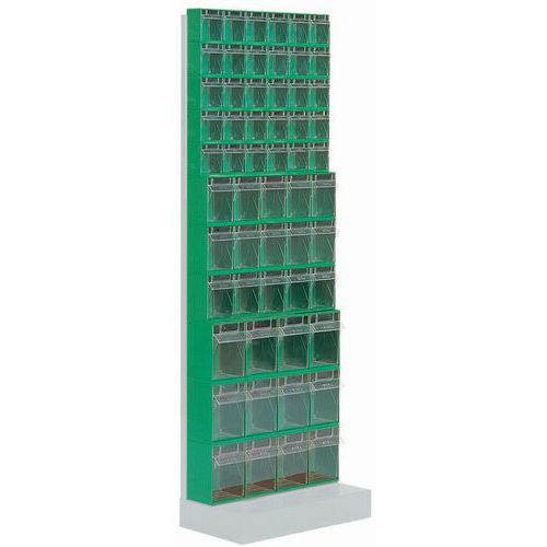 SUPPORT 175M +BACS MADIA VERT - MOBIL PLASTIC