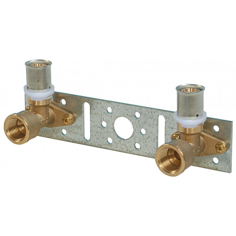 SUPPORT MONTAGE 2 APPLIQUES DISTANCE 153MM 16X2 1/2'' - COMISA - 87.54.005