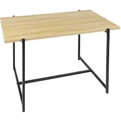 Table basse en mdf et métal Loka The Home Deco Factory - marron 3664944565727_0