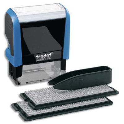 TAMPON TRODAT PRINTY 4912T 4.0 - 4 LIGNES - EMPREINTE A CREER SOI MEME