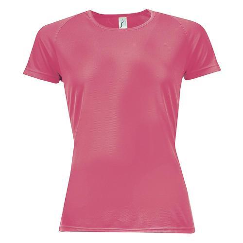 TEE-SHIRT PERSONNALISABLE MULTITECH PESFÉMININ ROSE FLUO