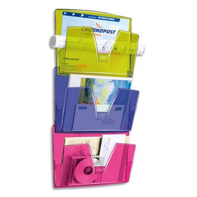 TRIEUR MURAL CEP FACADE - COLORIS MULTICOLORE - LOT DE 3