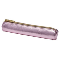 TROUSSE RONDE 'MINI METALLIC', ROSE - LOT DE 3