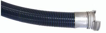 Tuyau d'aspiration fosse - PVC souple avec spire métallique - Équipé de raccords symétriques en aluminium_0