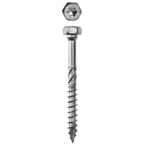 VIS À BOIS POUR CONNECTEUR - TORX - 12X100 - SS-H - 25 PIÈCES SIMPSON STRONG-TIE