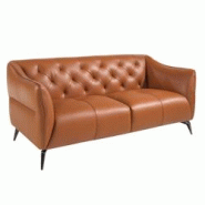 AC ANGEL CERDA Angel Cerdá Canapé 2 places en cuir vison 6028C 159 x 92 x 77 - gris fourrure 8435631002673 AC ANGEL CERDA Angel Cerdá Canapé 2 places en cuir vison 6028C 159 x 92 x 77 - gris fourrure 8435631002673