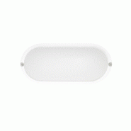 Beneito & Faure Plafonnier LED ovale ZIBOR, étanche IP65, 12 W, 4000 K, blanc - blanc 8436590201930