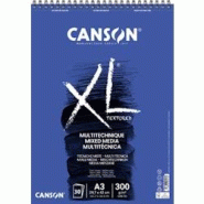 Bloc-notes CANSON Canson XL Mix Media à reliure spirale (A3) - bleu papier 3148958072162 Bloc-notes CANSON Canson XL Mix Media à reliure spirale (A3) - bleu papier 3148958072162